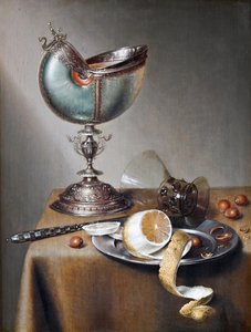 Still-Life with Nautilus Cup by Marten Boelema de Stomme