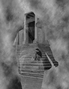 Contemplation on Ancient Steps by Martin Agius