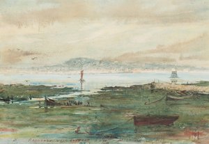 Afternoon Low Tide: Broughty from Tayport