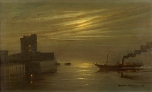 Broughty Castle - Moonlight Scene