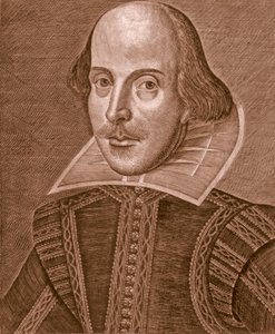 Portrait of Shakespeare, 1623 by Martin Droeshout