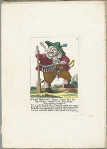 The Dwarf Christl Vestnbalkh, ca. 1710 by Martin Engelbrecht (attributed to)