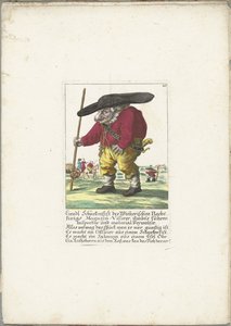 The Dwarf Liendl Schnekenfist, ca. 1710 by Martin Engelbrecht (attributed to)