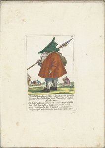 The Dwarf Riepl Gleichdron, ca. 1710 by Martin Engelbrecht (attributed to)