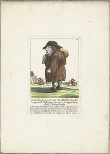 The Dwarf Veith Knollinger von Pinklfeldt, ca. 1710 by Martin Engelbrecht (attributed to)