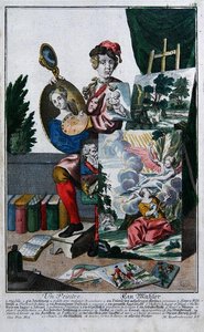 A Painter, c.1735 by Martin Engelbrecht
