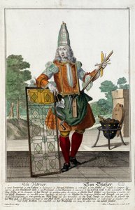 A Glazier (Engraving by Martin Engelbrecht) by Martin Engelbrecht