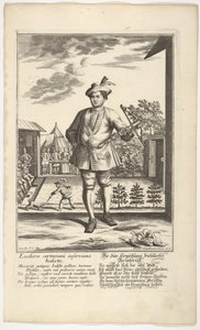 Man Holding a Crossbow by Martin Engelbrecht