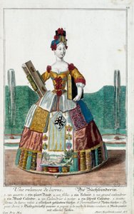 A Book Binder (Engraving) by Martin Engelbrecht