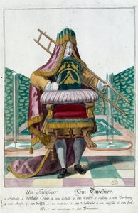 A upholstery, engraving by Martin Engelbrecht, 18th century, Paris, Decorative Arts by Martin Engelbrecht