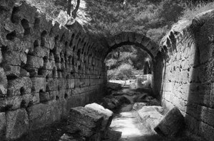Entrance to the Stadion, Olympia, Greece