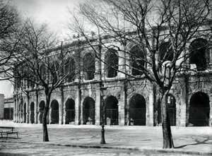 The Roman Arena, Nimes, Provence, France by Martin Hurlimann