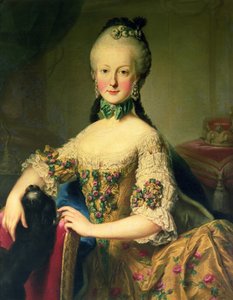 Archduchess Maria Elisabeth Habsburg-Lothringen (1743-1808), Sixth Child of Empress Maria Theresa of Austria (1717-80) and Emperor Francis I (1708-65) by Martin II Mytens or Meytens