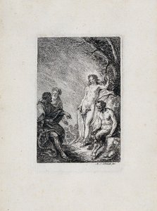 The Judgment of King Midas between Apollo and Marsyas by Martin Johann Schmidt