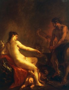Venus and Cupid in Vulcan
