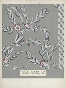 Decorated Wall, c. 1938 by Martin Partyka