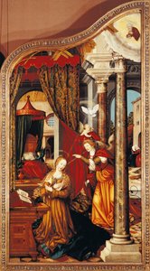 The Annunciation, from Left Panel of Altar of Wettenhausen