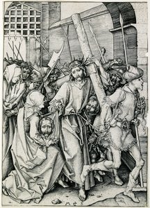 Christ carrying the cross, late 15th century