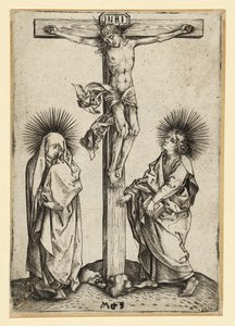 Christ on the Cross by Martin Schongauer