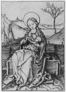 Madonna on the Lawn Bench by Martin Schongauer