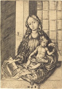 Madonna with a Parrot by Martin Schongauer