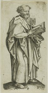 St. Peter, from Apostles by Martin Schongauer