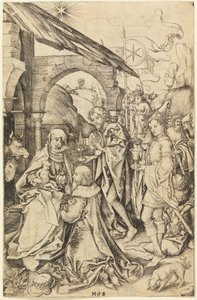 The Adoration of the Magi by Martin Schongauer