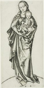 The Madonna and Child with an Apple by Martin Schongauer