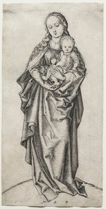 Virgin and Child with an Apple by Martin Schongauer