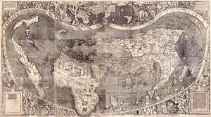 Map of the World by Martin Waldseemuller