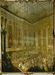 Wedding concert for Emperor Joseph II and Isabella of Parma; serenade in the Redoutensaal in Vienna