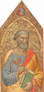 Saint Peter, with Saint James Major Above, [left panel], c. 1415-1420 by Martino di Bartolomeo di Biagio
