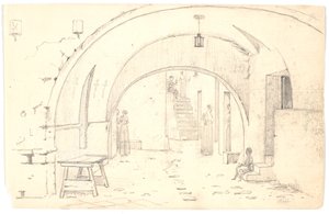 Street Scene in Bari by Martinus Rørbye
