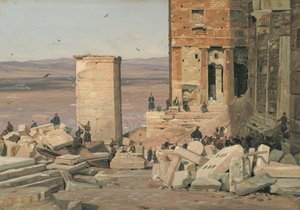 Greeks Working in the Ruins of the Acropolis