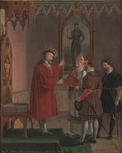 Adolf, Duke of Schleswig-Holstein, Declines the Offer to Accede to the Danish Throne (Copy after C. W. Eckersberg)