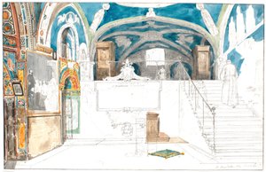 The Interior of the Monastery S. Benedetto in Subiaco