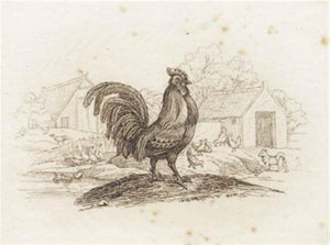 Illustration for "Fifty Fables for Children" by Hey by Martinus Rørbye