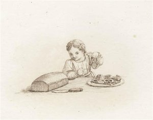 Illustration for "Fifty Fables for Children" by Hey by Martinus Rørbye