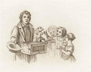 Illustration for "Fifty Fables for Children" by Hey by Martinus Rørbye