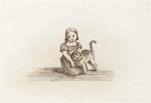 Illustration for "Fifty Fables for Children" by Hey by Martinus Rørbye