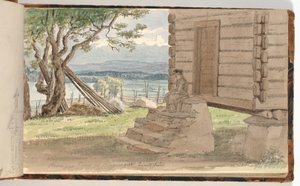 Scene with Mountain Hut