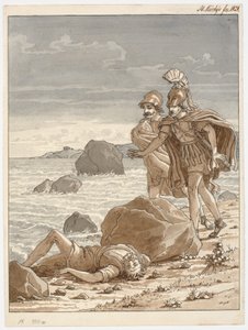Two Warriors Find a Man Washed Ashore