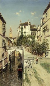 A Venetian Canal Scene
