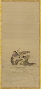 Mandarin ducks, Edo period, 18th century