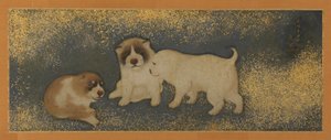 Puppies by Maruyama Okyo