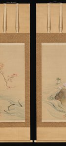 Sweetfish in Summer and Autumn by Maruyama Okyo