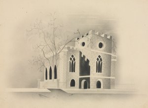 A Gothic Church by Moonlight, 1840