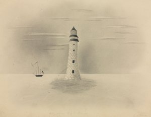 Eddystone Lighthouse, 1840