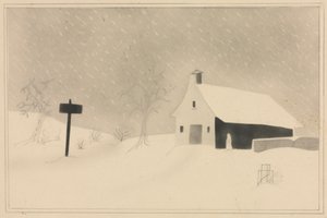 Snow Storm in Vermont by Mary Altha Nims