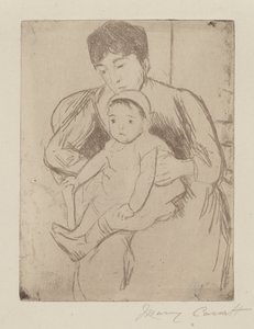 Preparing Bill for an Outing by Mary Cassatt